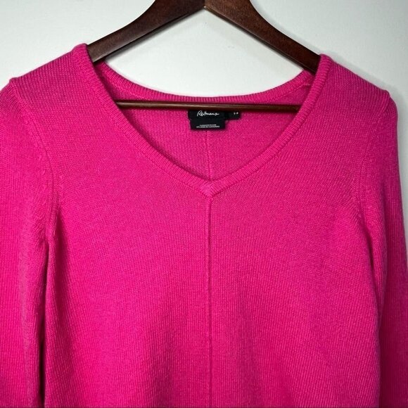 Reitman’s Cashmere Blend Pink Sweater Size Small - Picture 4 of 8